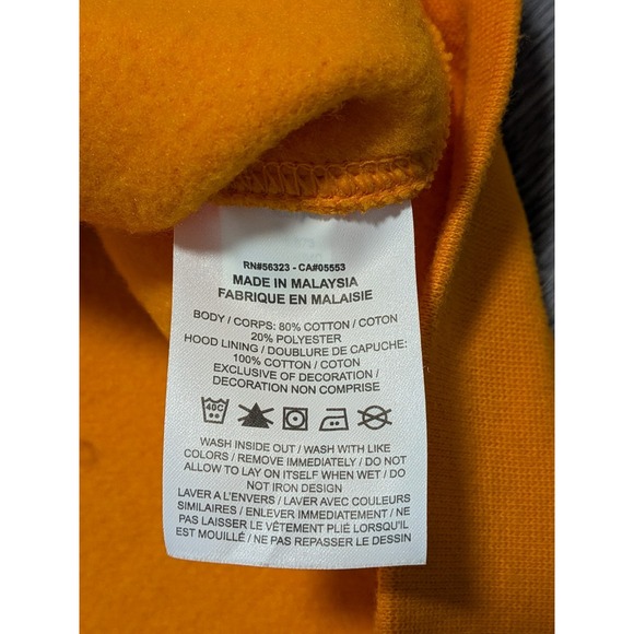 Nike Men's Orange Tennessee Volunteers Vols Pullover Hoodie Sweatshirt Size XL - Picture 4 of 9